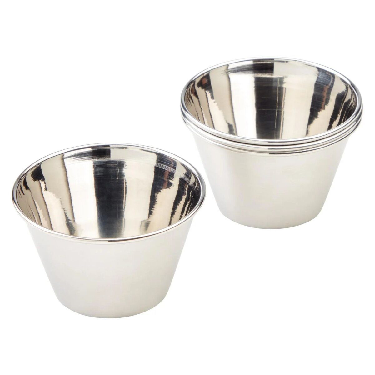 LIVARNO home Servieraccessoires, aus hochwertigem Edelstahl (Dipschalen)