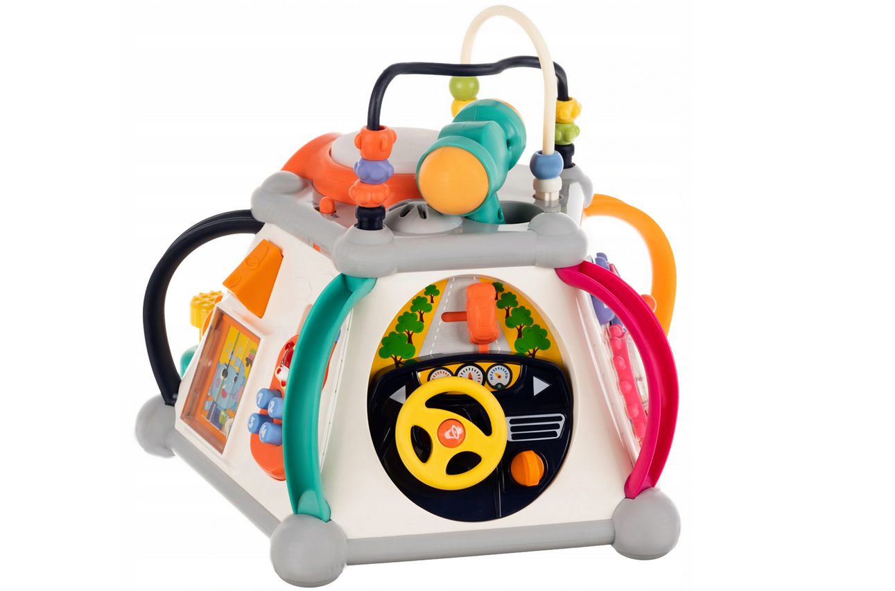 INTERACTIVE CUBE Learning cube for young children's motor skills