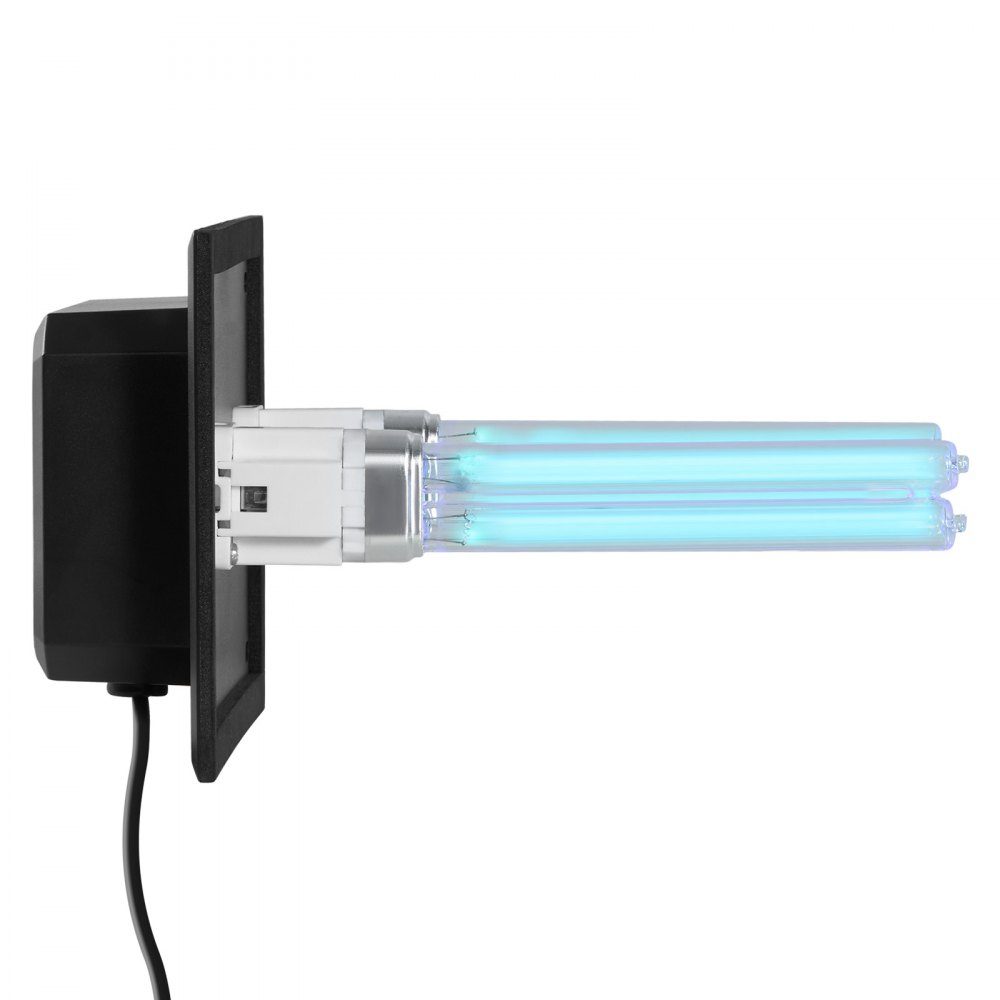 HVAC luchtreiniger voor het hele huis 18W 175 mm kanaal UV UVC licht voor airconditioner kanaalluchtwasser met 2 vervangingslampen HVAC UV-lampen luchtreiniger voor airconditioner