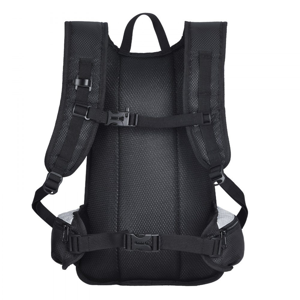 Hydration Backpack 15L Insulated Backpacks with 3L TPU Water Bladder Running Backpack Hiking Backpacks for Cycling Running Trip Black Hydro Water Daypack for Men Women