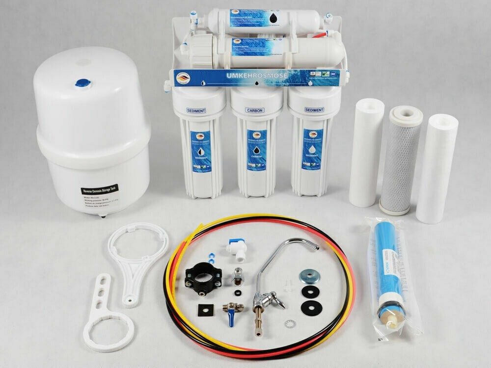 5-Stufen-Filter-Wasseraufbereitung Umkehrosmoseanlage Wasserfilter-Starterset