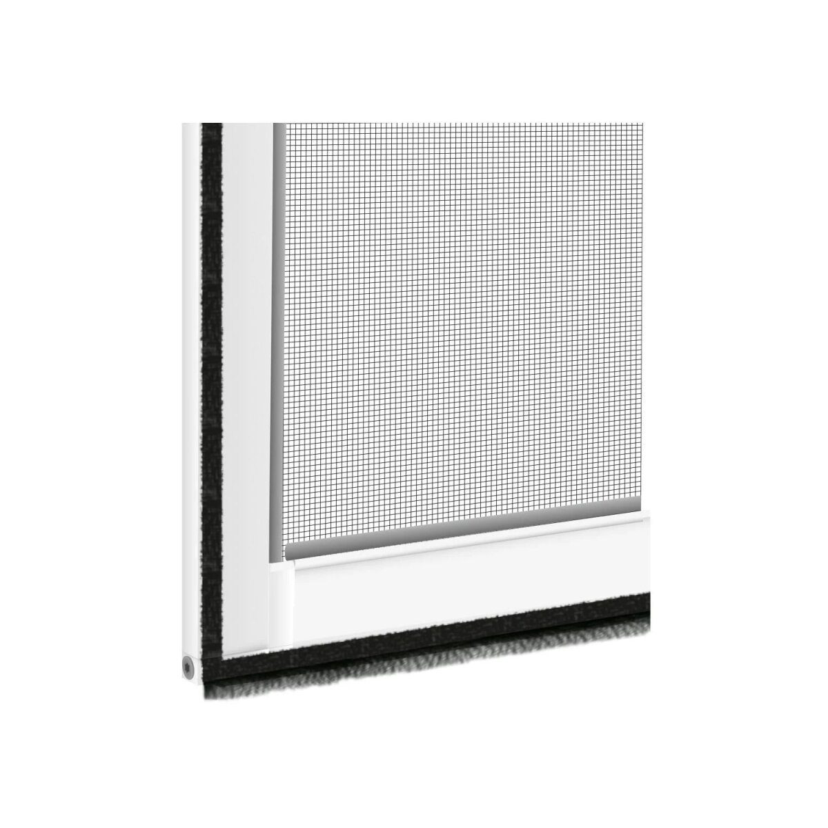 LIVARNO® Aluminium-Insektenschutztür (weiß)