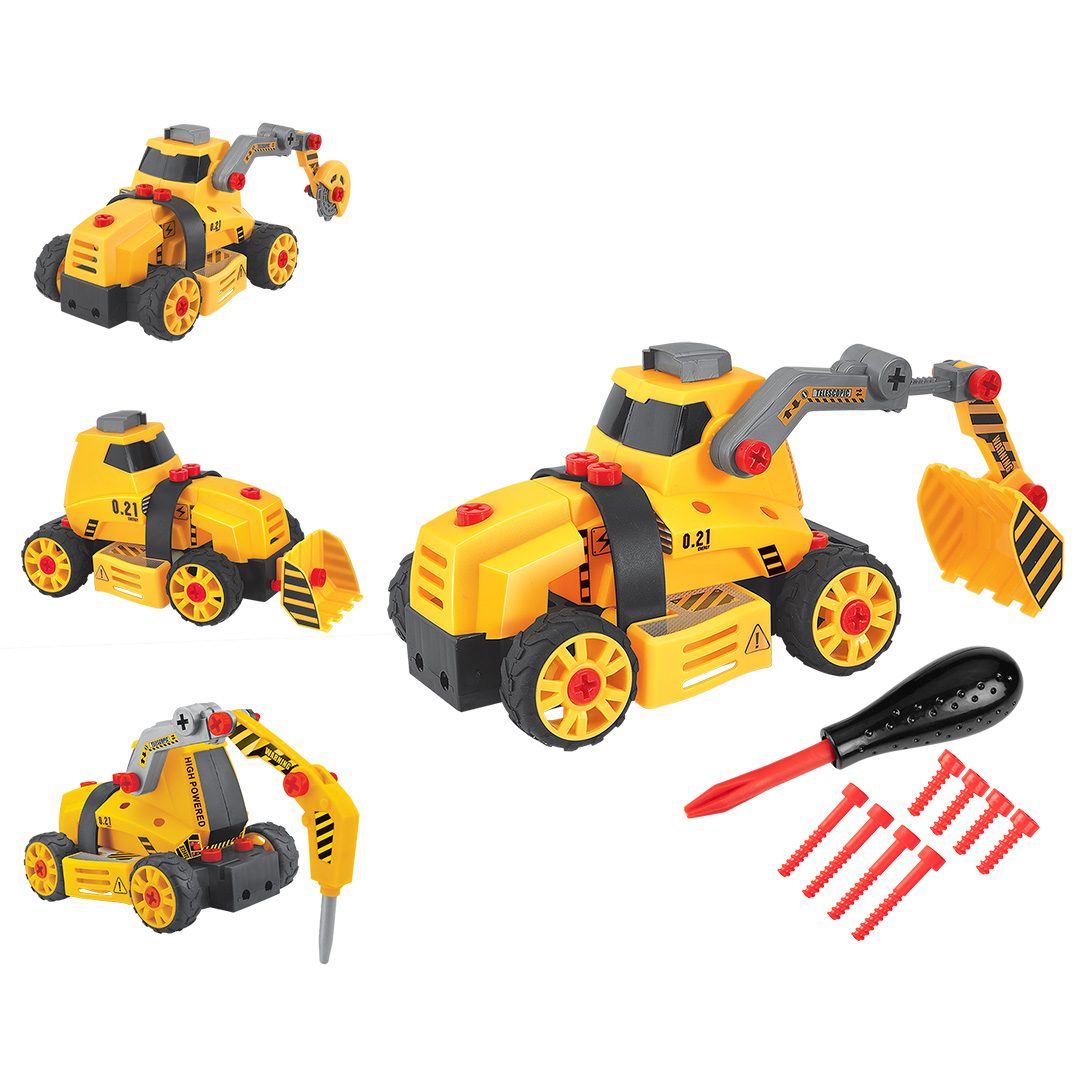 4 in 1 excavator for kids