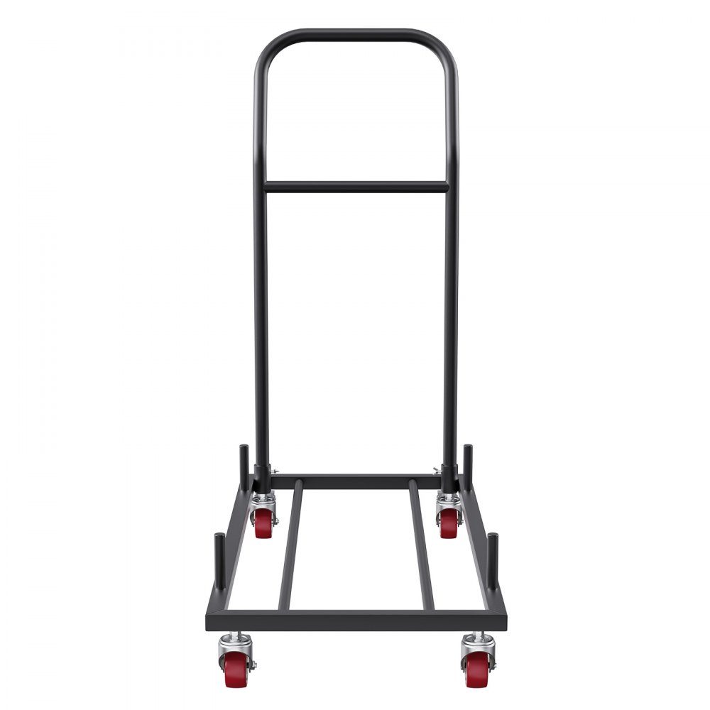 12 chaises chaise pliante chariot de rangement support de chaise pliante fer robuste (les chaises ne sont pas incluses)