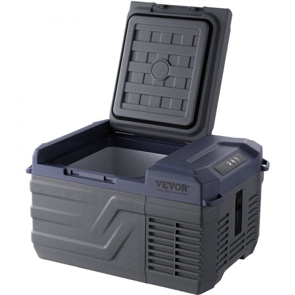 Car Refrigerator, 12V Car Fridge, Portable 9L Single Zone Freezer, Adjustable Range from -4℉ to 68℉, 12/24V DC und 100-240-V-AC- Compressor Cooler for Outdoor, Camping, RV