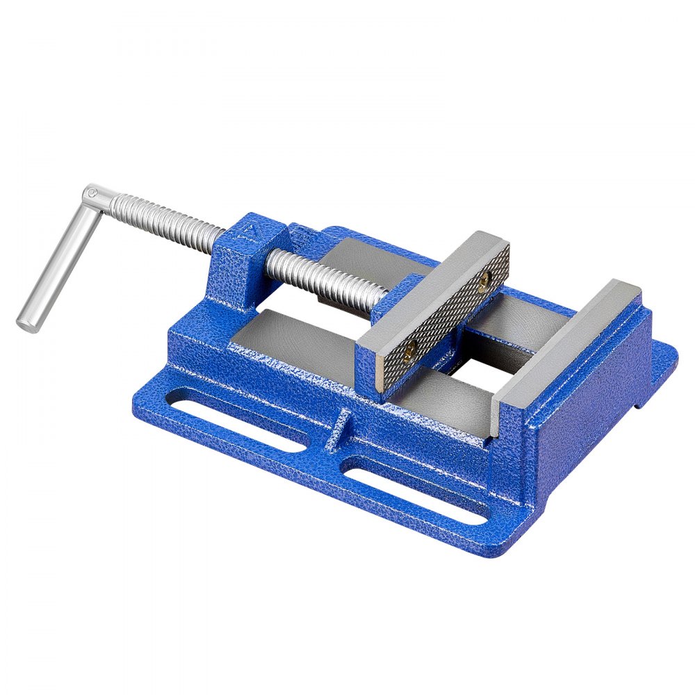 Machine bankschroef, 6" kaakbreedte boor bankschroef, gietijzeren constructie werkbank bankschroef voor houtbewerking, metaalbewerking, boren en snijden