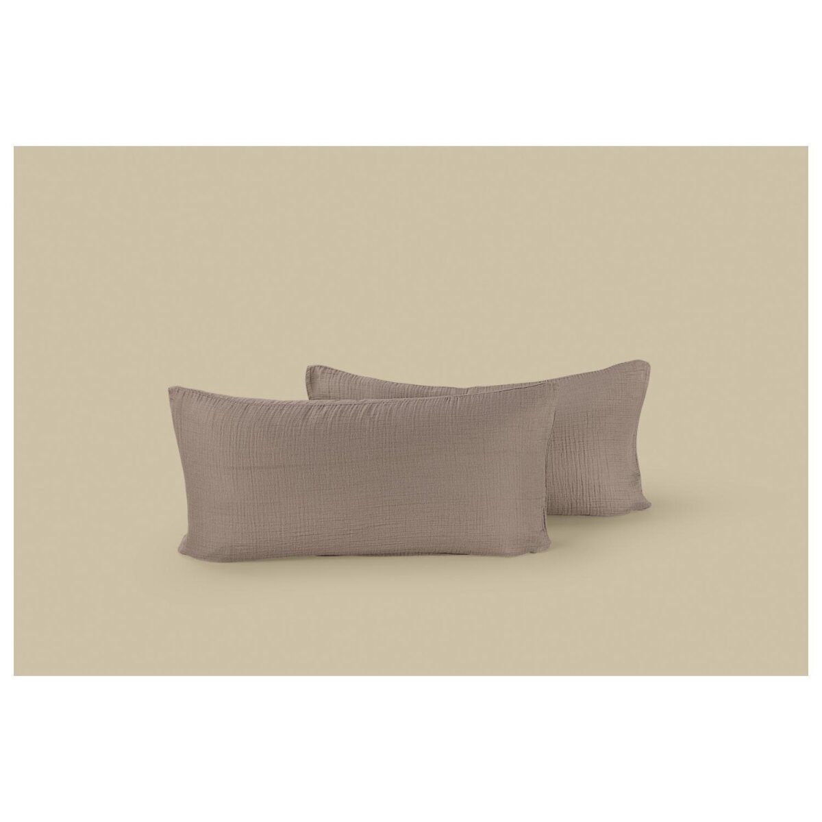 LIVARNO® Muslin cushion cover, 40 x 80 cm, 2 pieces