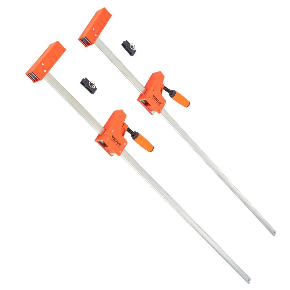 Woodworking Rod Clamps, 2 Pack, 50" Parallel Clamp Set, 1,000 Pound Load Capacity