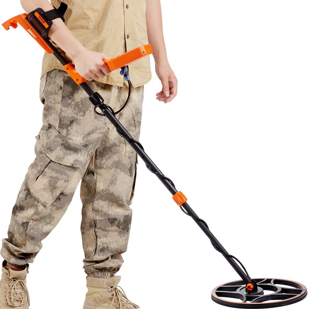 Metaaldetector professioneel, metaaldetector met zoekspoel van 30 cm, 7 modi, IP68 duikdiepte tot 3 m goudzoeker met verstelbare handgreep gouddetector inclusief precisie-lokalisatieapparaat voor Bluetooth-headsets