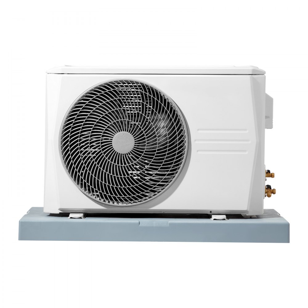 Mini coussin divisé, pour systèmes de pompe à chaleur de climatiseur sans conduit 9000-36000 BTU, coussinets anti-vibrations en plastique 960x460x74mm pour unités de condensateur extérieures, charge maximale 181kg