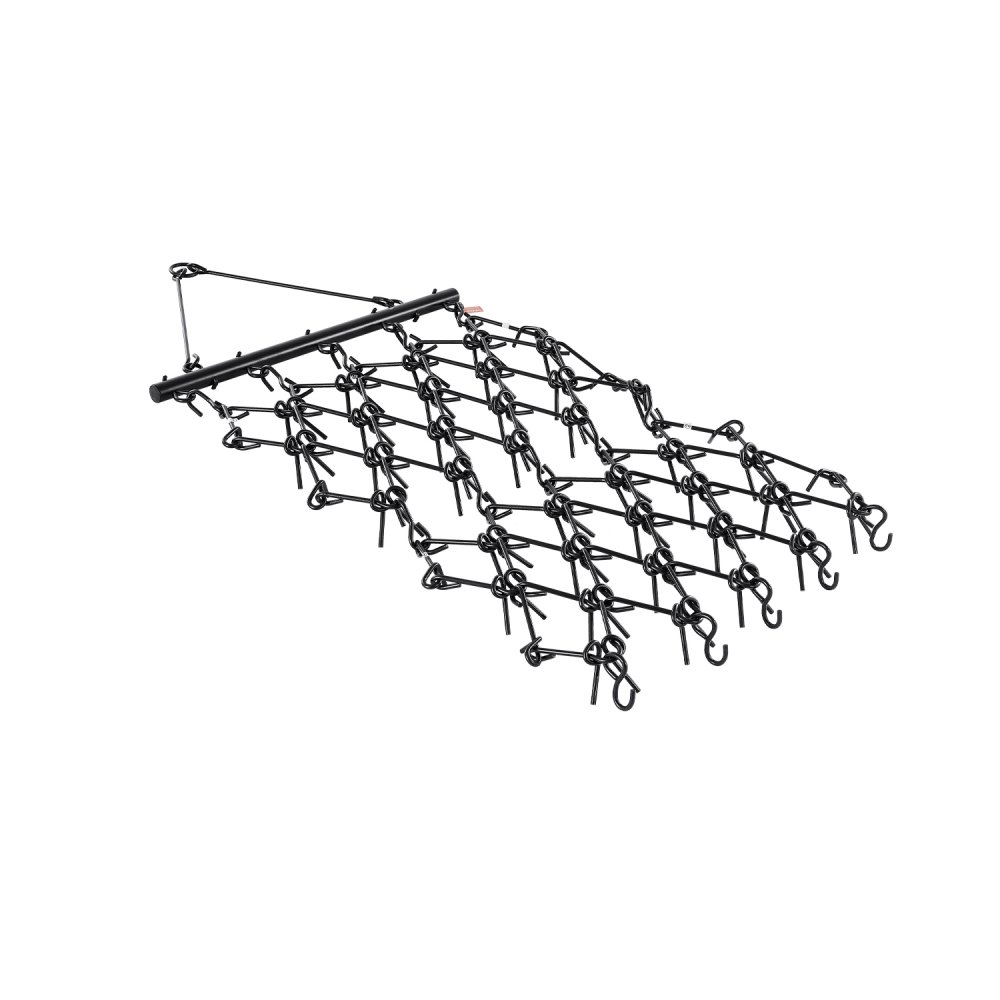 Drag Harrow 2250 x 1140mm Chain Harrow with 69 Sharp Teeth Suitable for ATV and UTV Tractors for Soil Preparation, Seeding, Landscape Smoothing and Gravel Driveway Maintenance Drag Harrow 2250 x 1140mm Chain Harrow with 69 Sharp Teeth Suitable for ATV and UTV Tractors for Soil Preparation, Seeding, Landscape Smoothing and Gravel Driveway Maintenance