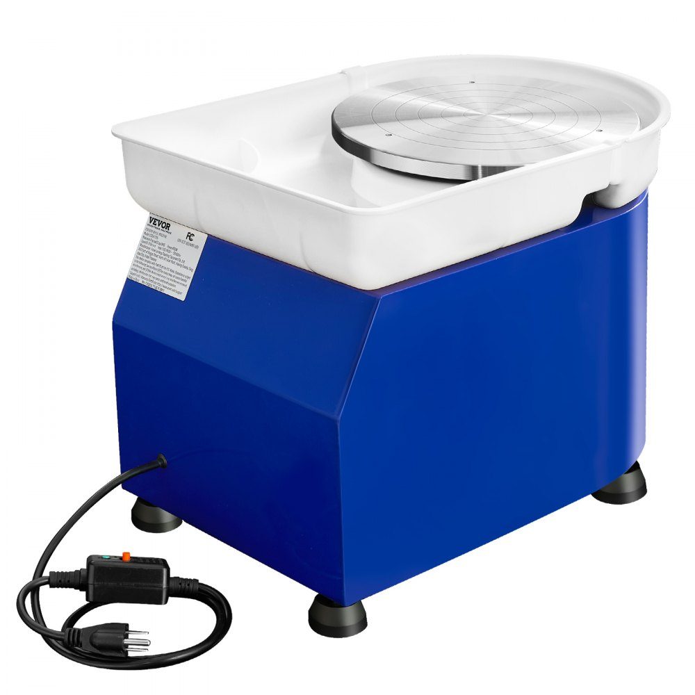 Pottery Wheel Ceramic Wheel 450W Electric Pottery Wheel 28cm 300RPM Pottery Wheel with Pedal and Apron Forming Machine Suitable for Beginners and Enthusiasts