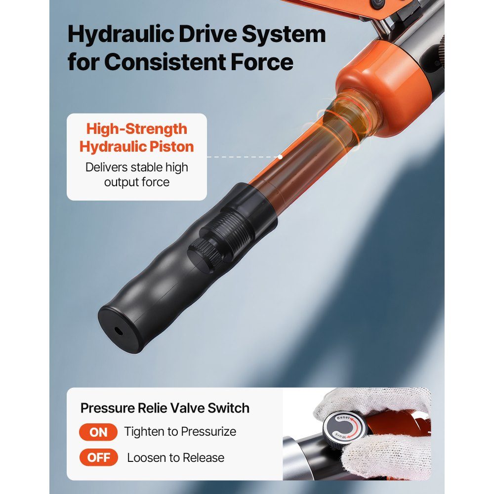 Hydrauliczne szczypce zaciskowe, wielofunkcyjne narzędzie zaciskające ze szczękami TH16 TH20 TH26 TH32, szczypce zaciskowe do rur PEX i aluminiowych oraz szczęki V12 V15 V18 V22 V28 do rur ze stali nierdzewnej