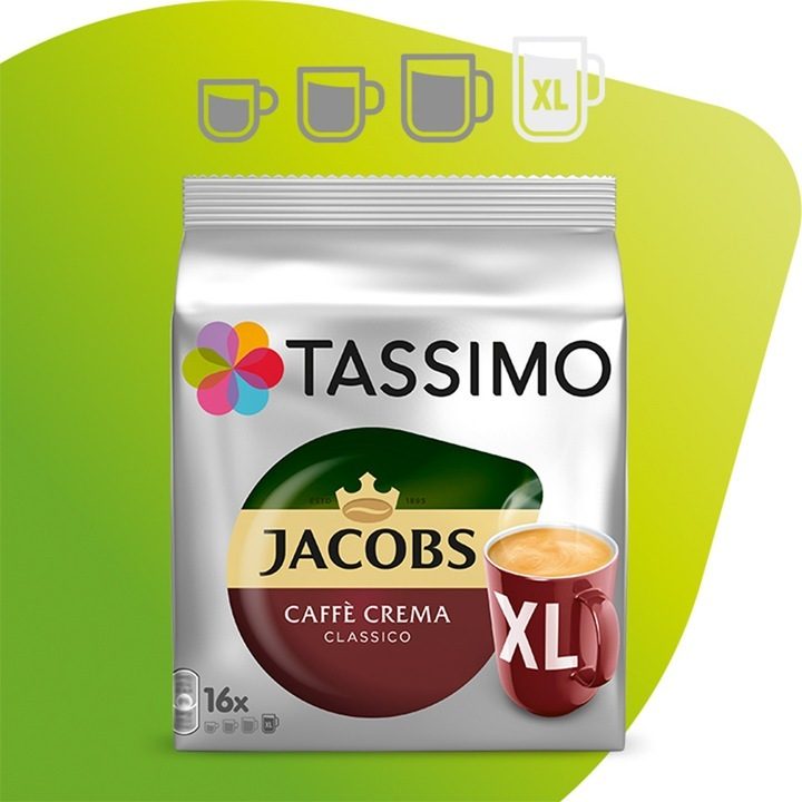 Tassimo MEGAPACK Black Coffee Blend Kapselset 5 Packungen + 1 Packung GRATIS! [116 Stück]