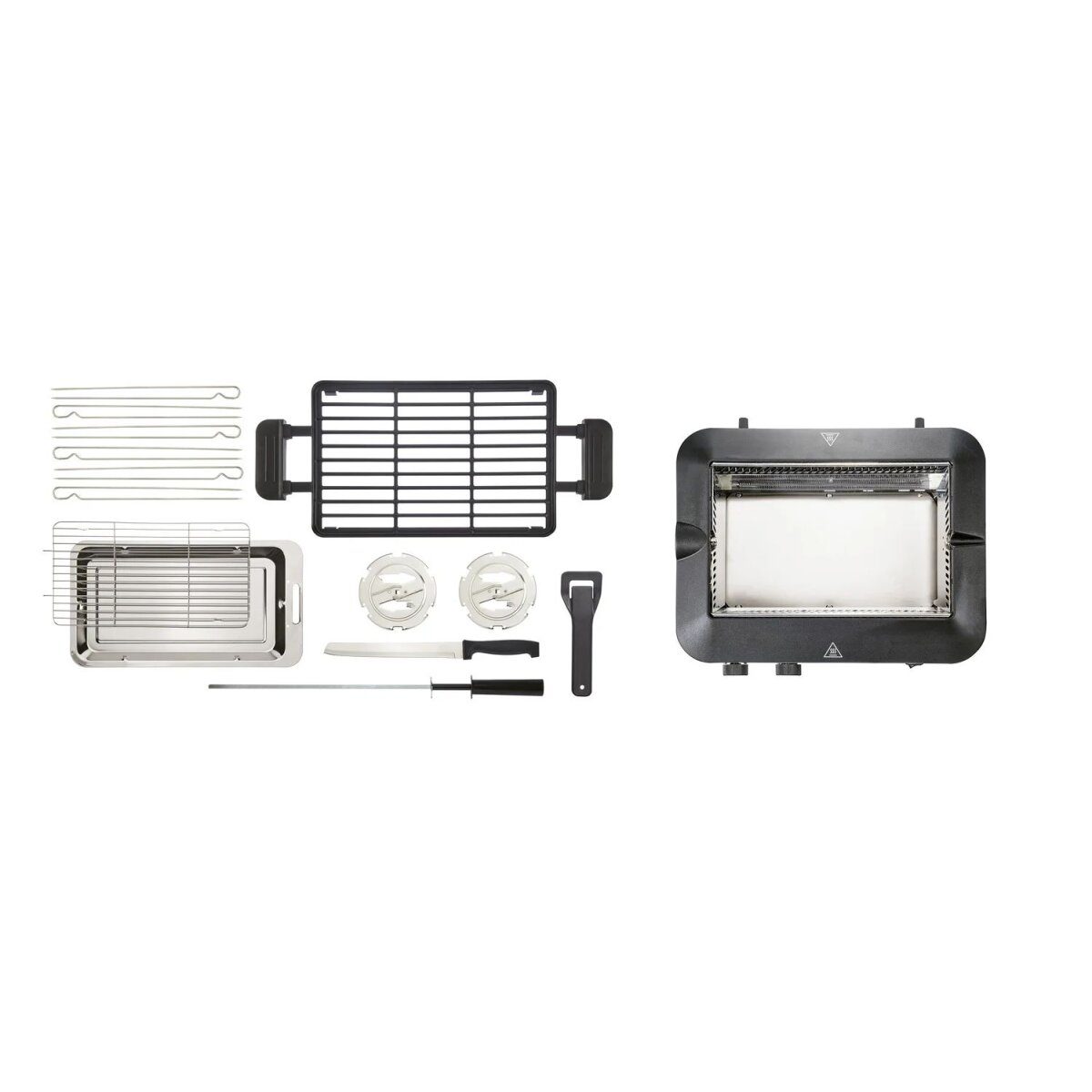 SILVERCREST® KITCHEN TOOLS Multifunktionsgrill SMEG 1600 A1, mit Kebabfunktion