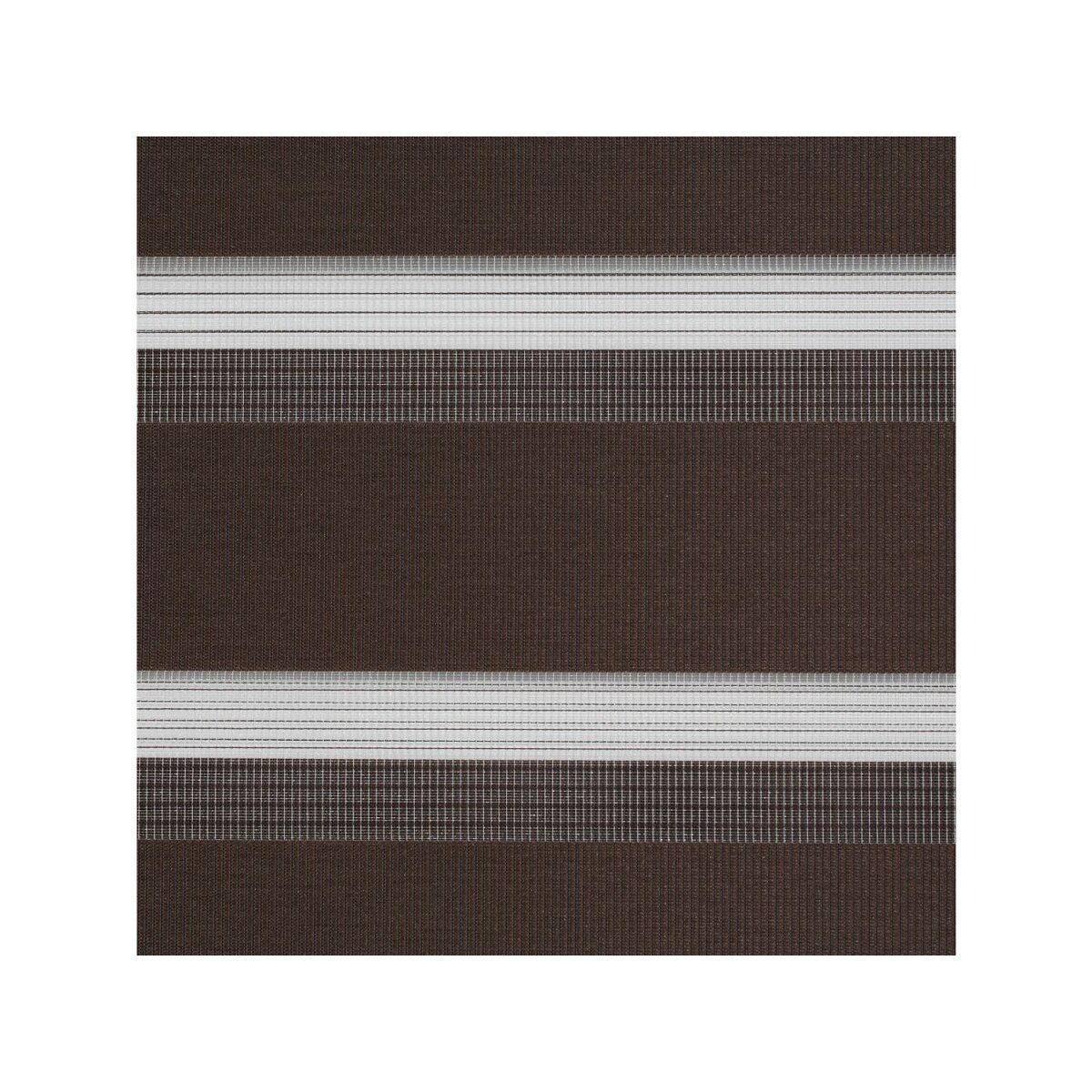 Lichtblick Klemmfix duo roller blind, no drilling required, 60 x 150 cm, dark brown