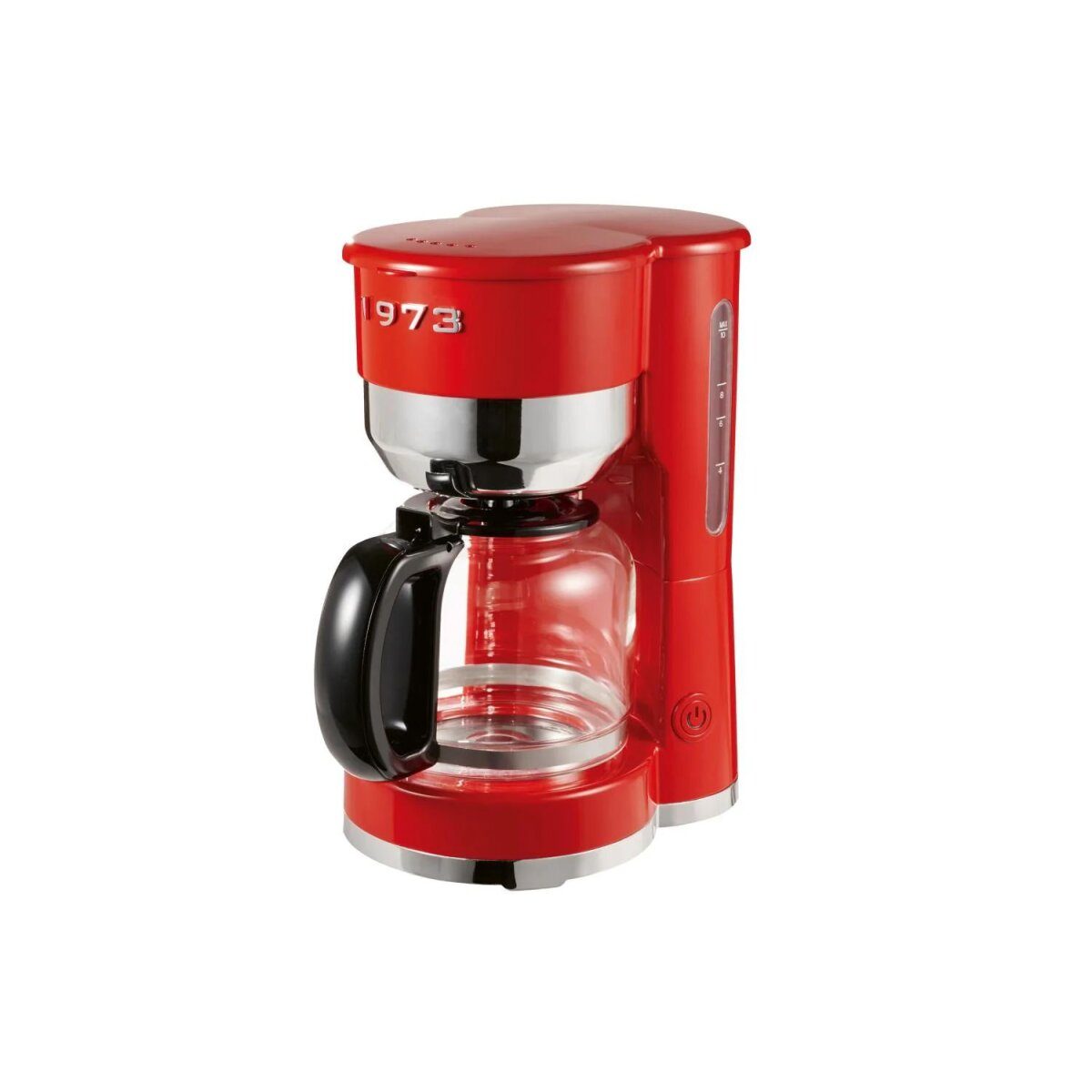 SILVERCREST® Koffiezetapparaat Chroom Retro 1973 Rood SKMR 1000 A1