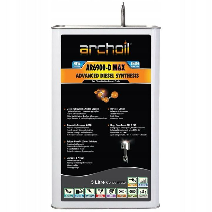 ARCHOIL AR6900-D MAX ADDITIVE FOR DIESEL Diesel fuel additive 5L