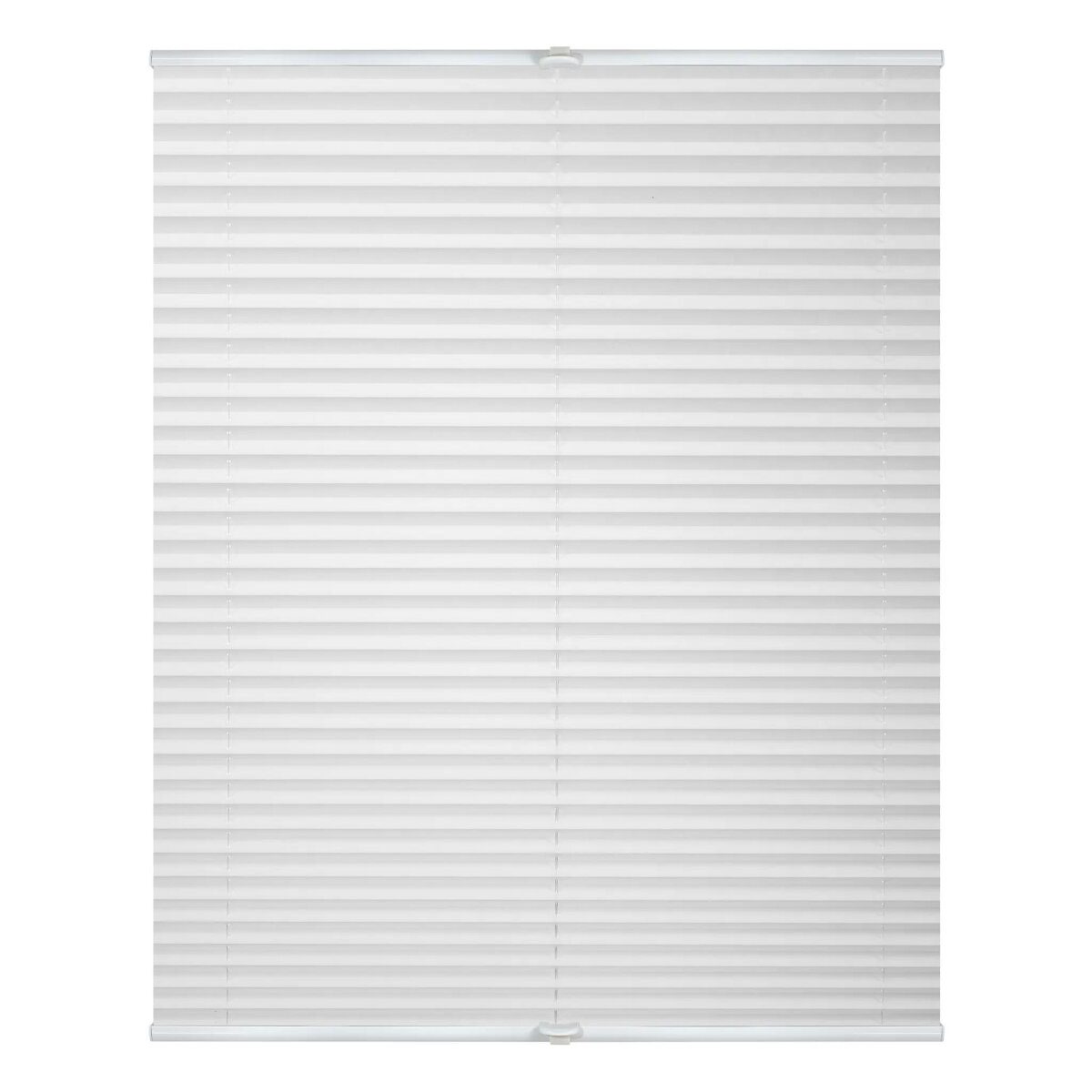 Lichtblick pleated blind Klemmfix, no drilling, 80 x 130 cm, white