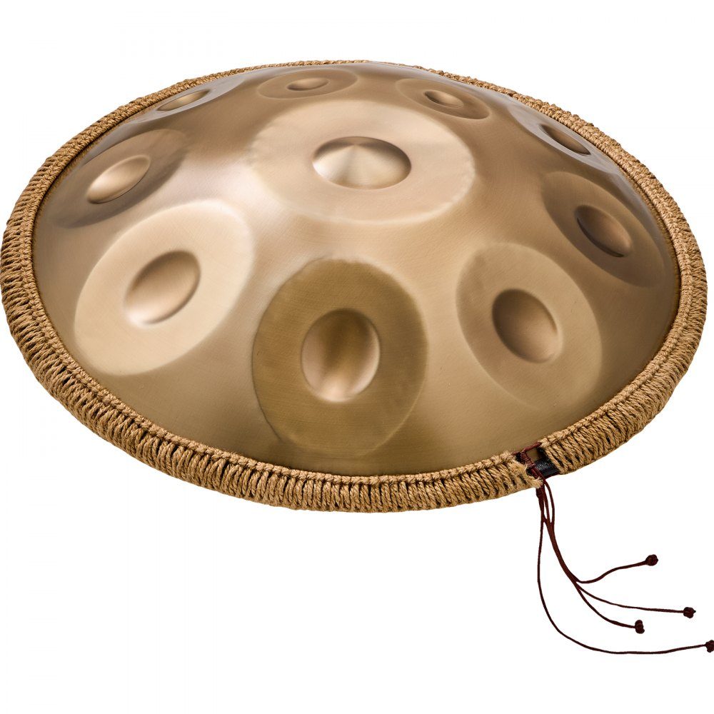 Handpan, 55cm, 12 Notes, D Minor Hand Drum, Drum Instrument with Mallets, 440Hz Handpan Stand and Carry Bag, Healing Steel Sound Drum, Percussion Instruments for Adults and Beginners
