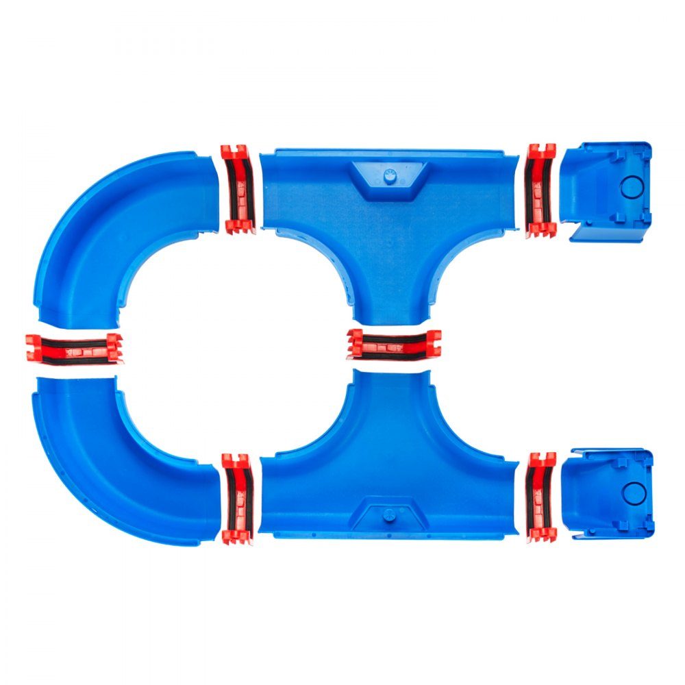 Wassertisch, Wasserspiel-Wasserweg für Kinder, Sommer-Wasserpark-Spielset im Freien mit 39-teiligem Zubehör für Garten, Rasen, Strand, Spieltisch für Jungen und Mädchen ab 3 Jahren