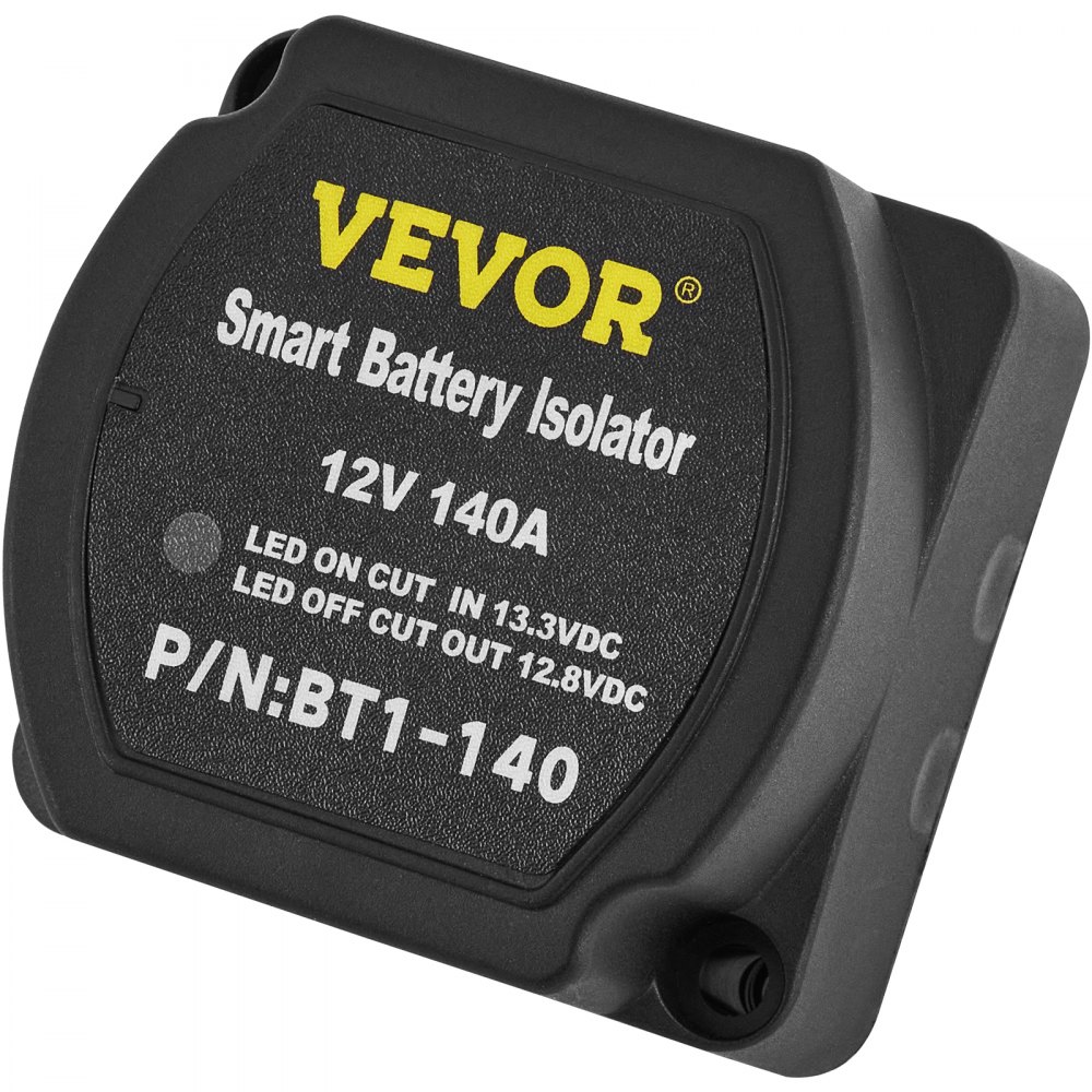 Doppelbatterie-Trennrelais, 12-V-Split-Ladeset, 140 A spannungsempfindliches Relaisset -30–105 ℃, automatisches Ladegerät und 6 m Kabelset für LKW, Wohnmobil, Werkstatt, Auto und Schiff Doppelbatterie-Trennrelais, 12-V-Split-Ladeset, 140 A spannungsempfindliches Relaisset -30–105 ℃, automatisches Ladegerät und 6 m Kabelset für LKW, Wohnmobil, Werkstatt, Auto und Schiff