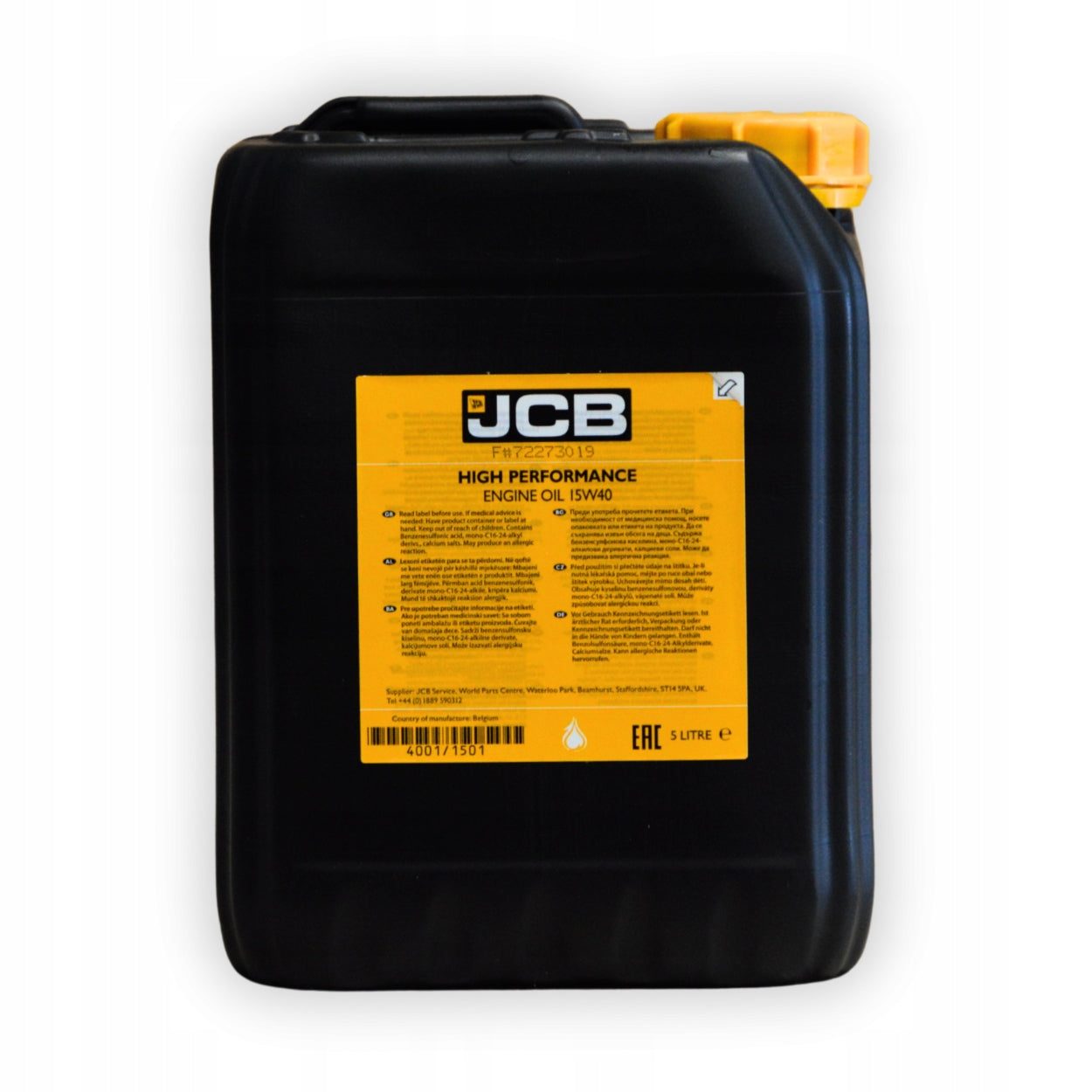 JCB motorolie EP 15W40 - 5 L graaflaadmachine 3CX 4001/1801E origineel