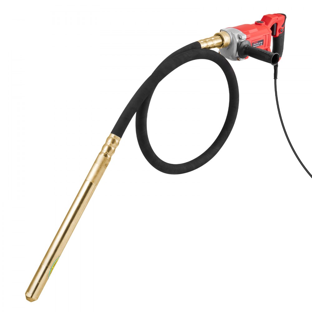 Vibrateur à béton manuel, vibrateur électrique 960 W, outil de vibrateur à béton électrique 4000 tr/min avec tige d'arbre de 2 m, vibrateur à ciment portable pour éliminer les bulles d'air et mélanger le béton Vibrateur à béton manuel, vibrateur électrique 960 W, outil de vibrateur à béton électrique 4000 tr/min avec tige d'arbre de 2 m, vibrateur à ciment portable pour éliminer les bulles d'air et mélanger le béton