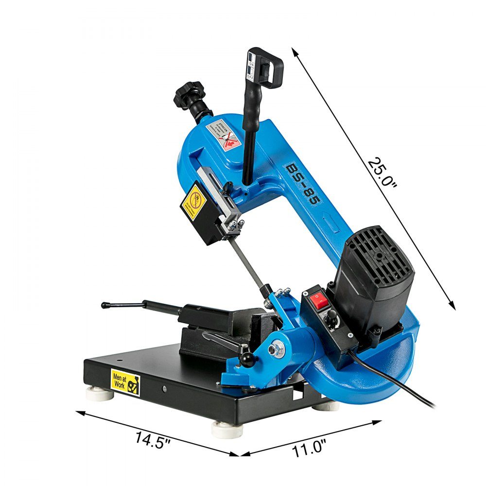 Metallbandsäge 1000 W zum Schneiden von Holz, Metall, Glasfaser und Kunststoff