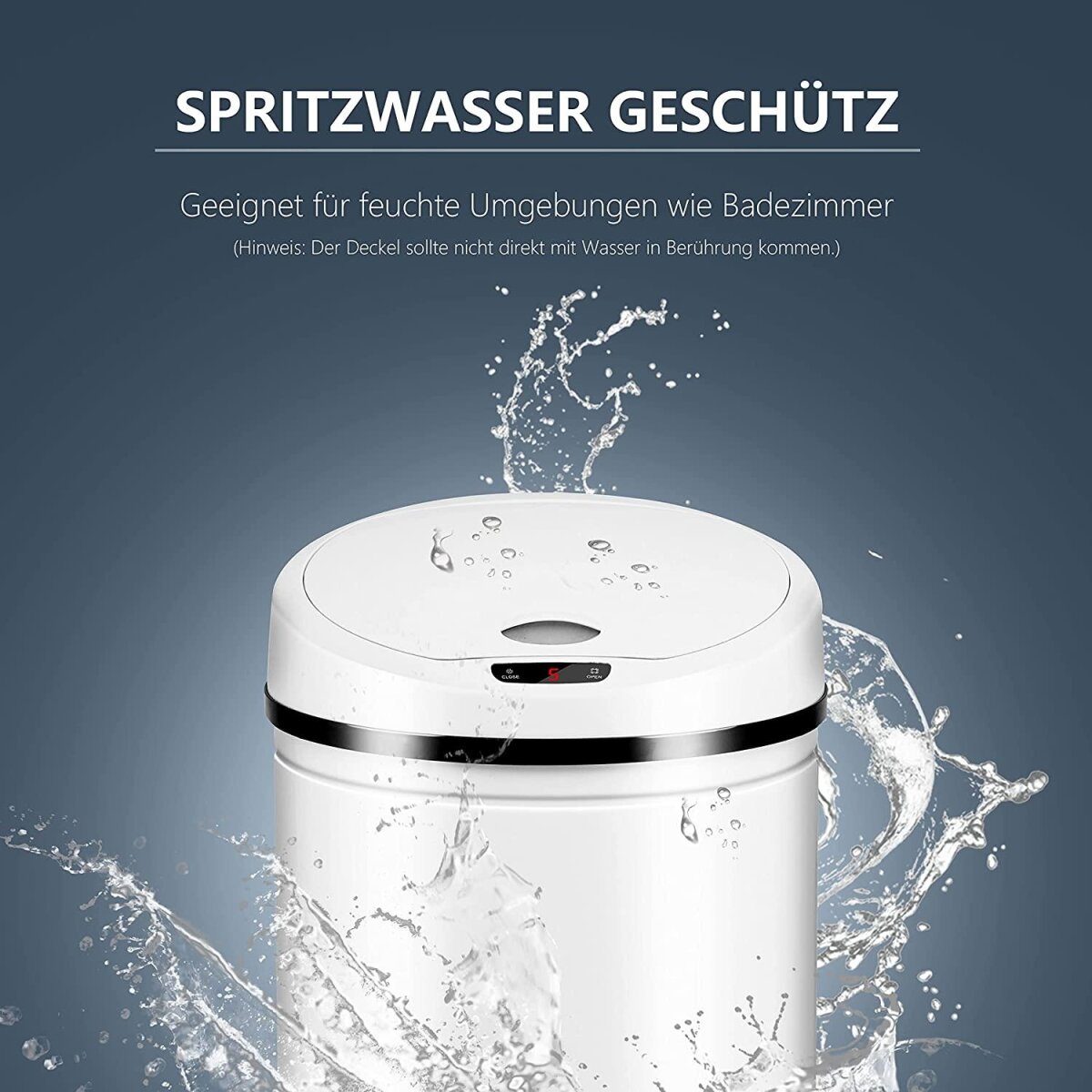 Ribelli Sensor-Abfallbehälter, automatisch, 40 Liter