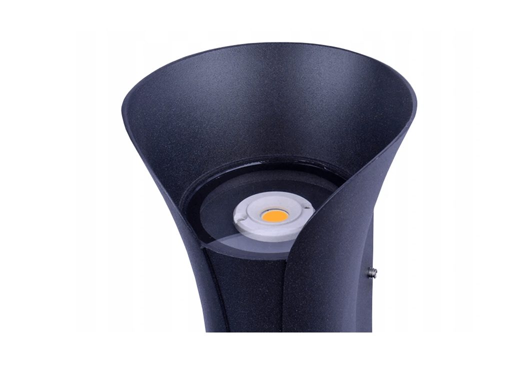 *BESTDEAL* 4x Designer Außenlampe Wandleuchte Anthrazit Schwarz SET