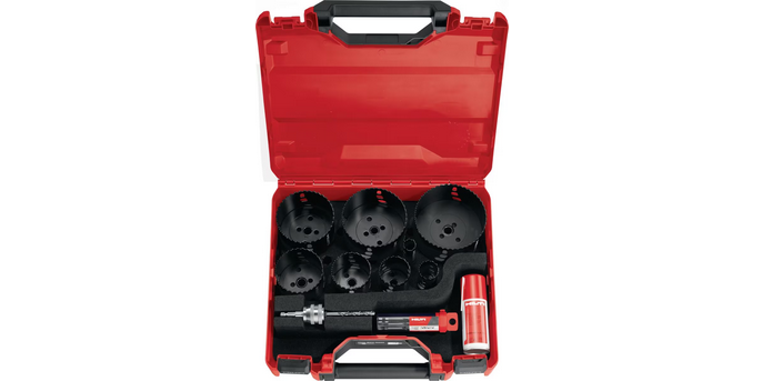 Zestaw otwornic Hilti HS-MU Set Hole Saw MultiCut Soft Inlay Kof 2377791 Zestaw otwornic Hilti HS-MU Set Hole Saw MultiCut Soft Inlay Kof 2377791
