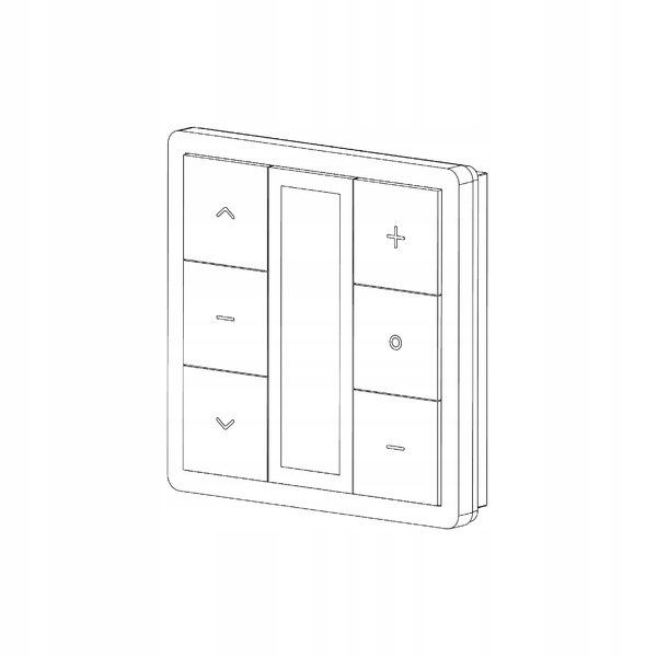 Aluprof DC 1676 5-Kanal Wandrollladen-Fernbedienung mit Display, mit Zeitprogrammierung Rollladen