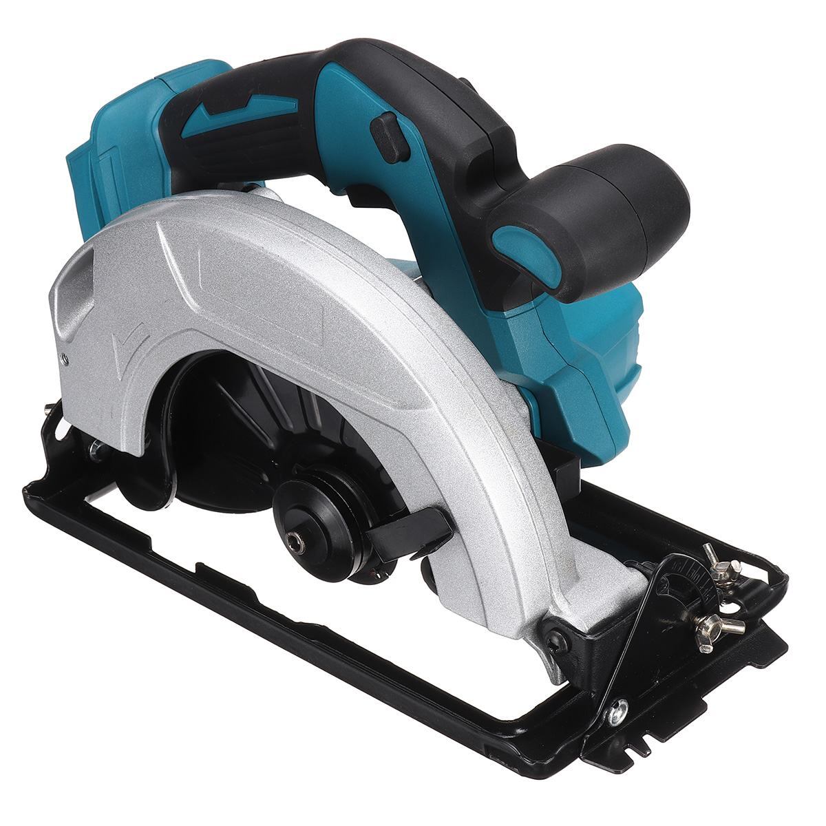 Akku Handkreissäge bürstenlos 190mm 0-45 ° Einstellbare Winkel Staubabsaugung für Makita 18V Akkus