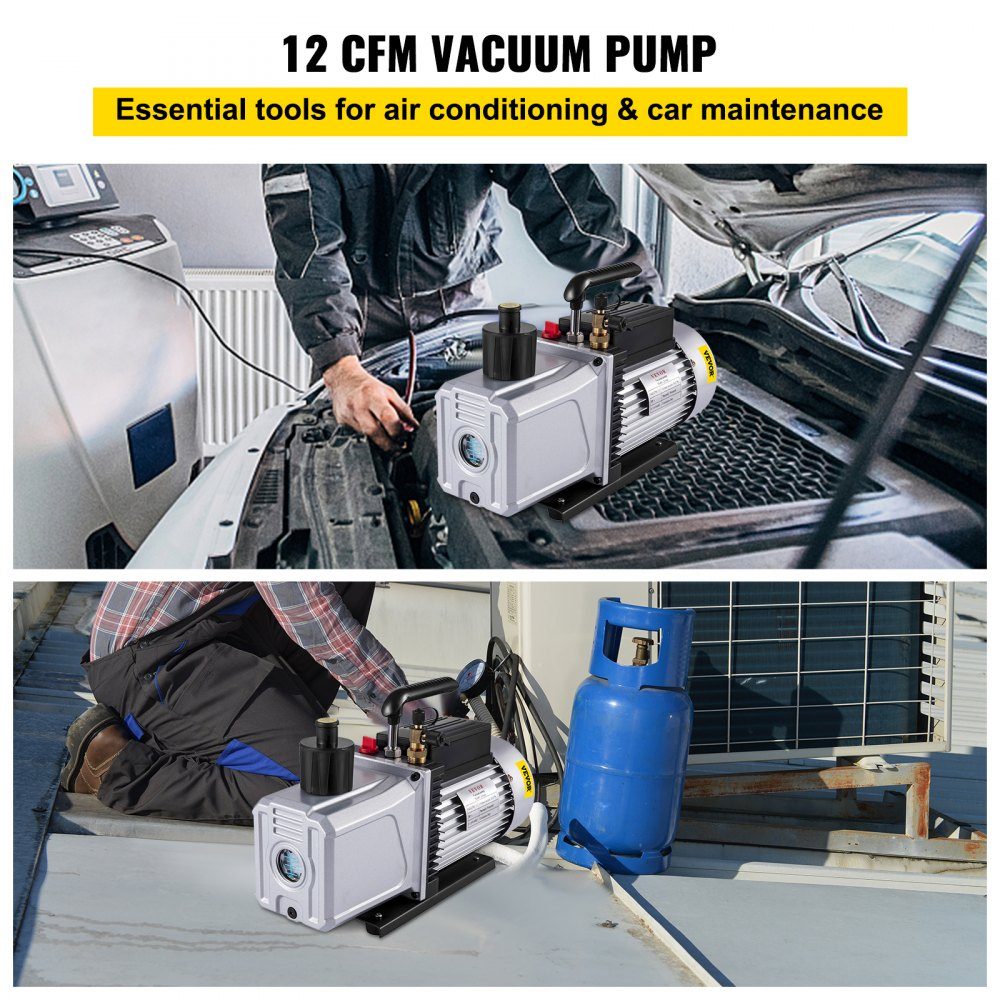 Vakuumpumpe Vakuumpumpe 1-stufig 1HP 340L/min Einlassanschluss 0,64 cm