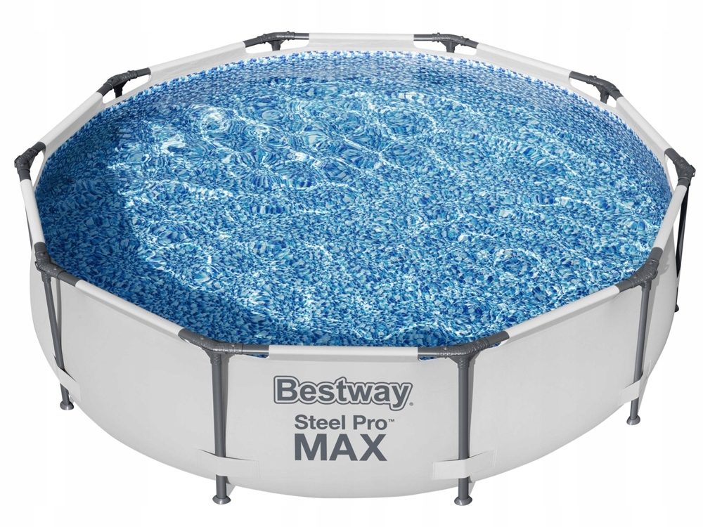 BESTWAY Steel Pro Max Frame Pool Set ca. 305x76cm mit Filtersystem im XXL-Starterset
