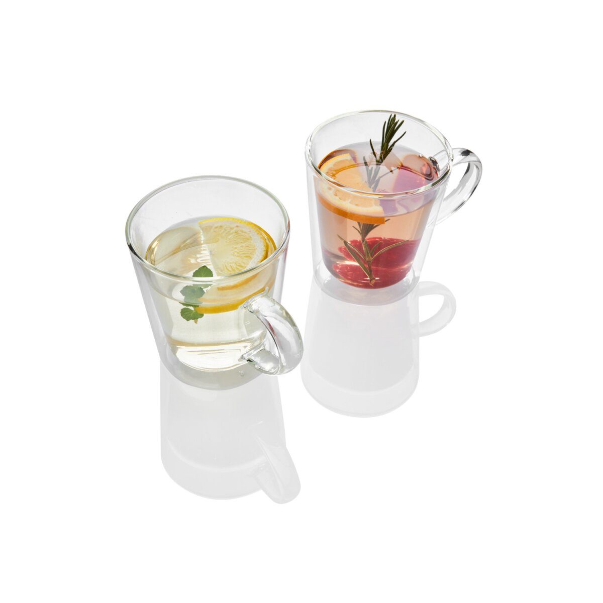 LIVARNO home Thermogläser aus doppelwandigem Borosilikatglas (Teeglas 2er Set)