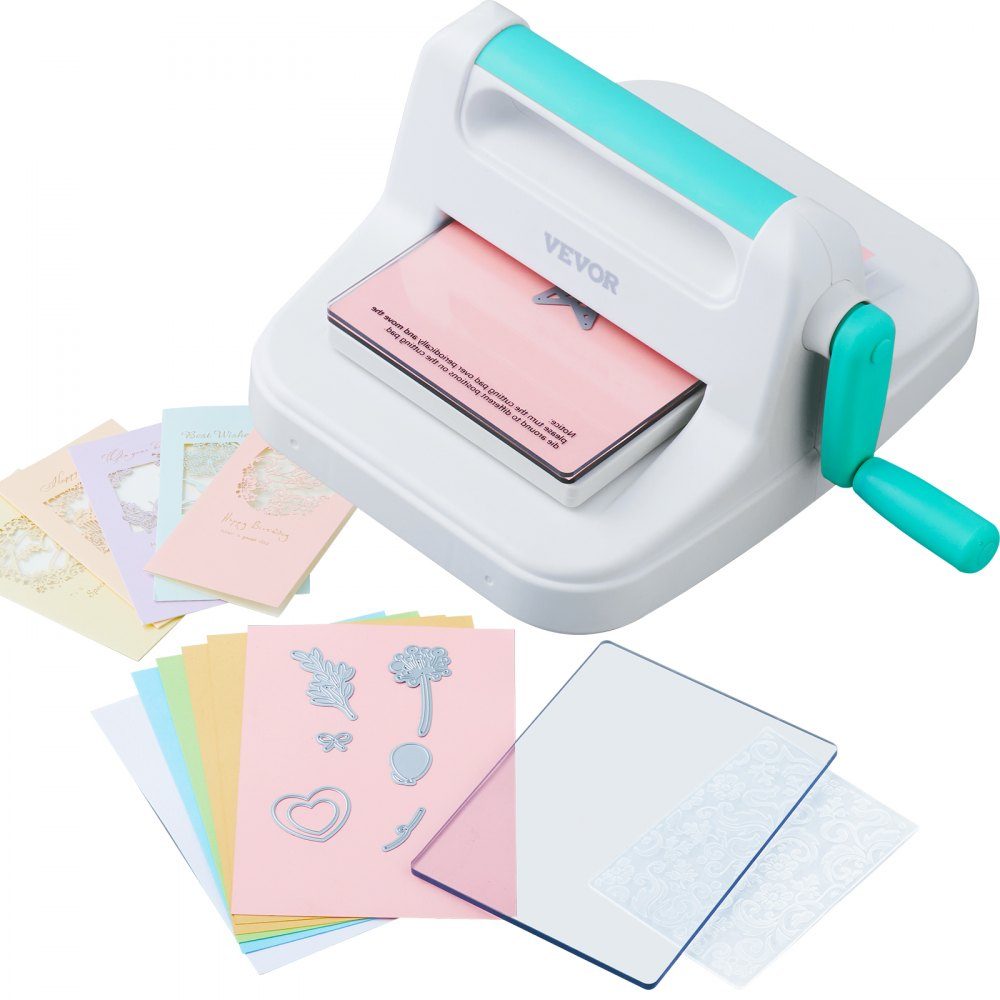 Die Cutting and Embossing Machine, Scrapbooking Embossing Machine, 160mm Opening Size, My Life Handmade Starter Kit, Manual Embossing Machine Kit, DIY Craft Cards, Invitations, Home Decoration etc