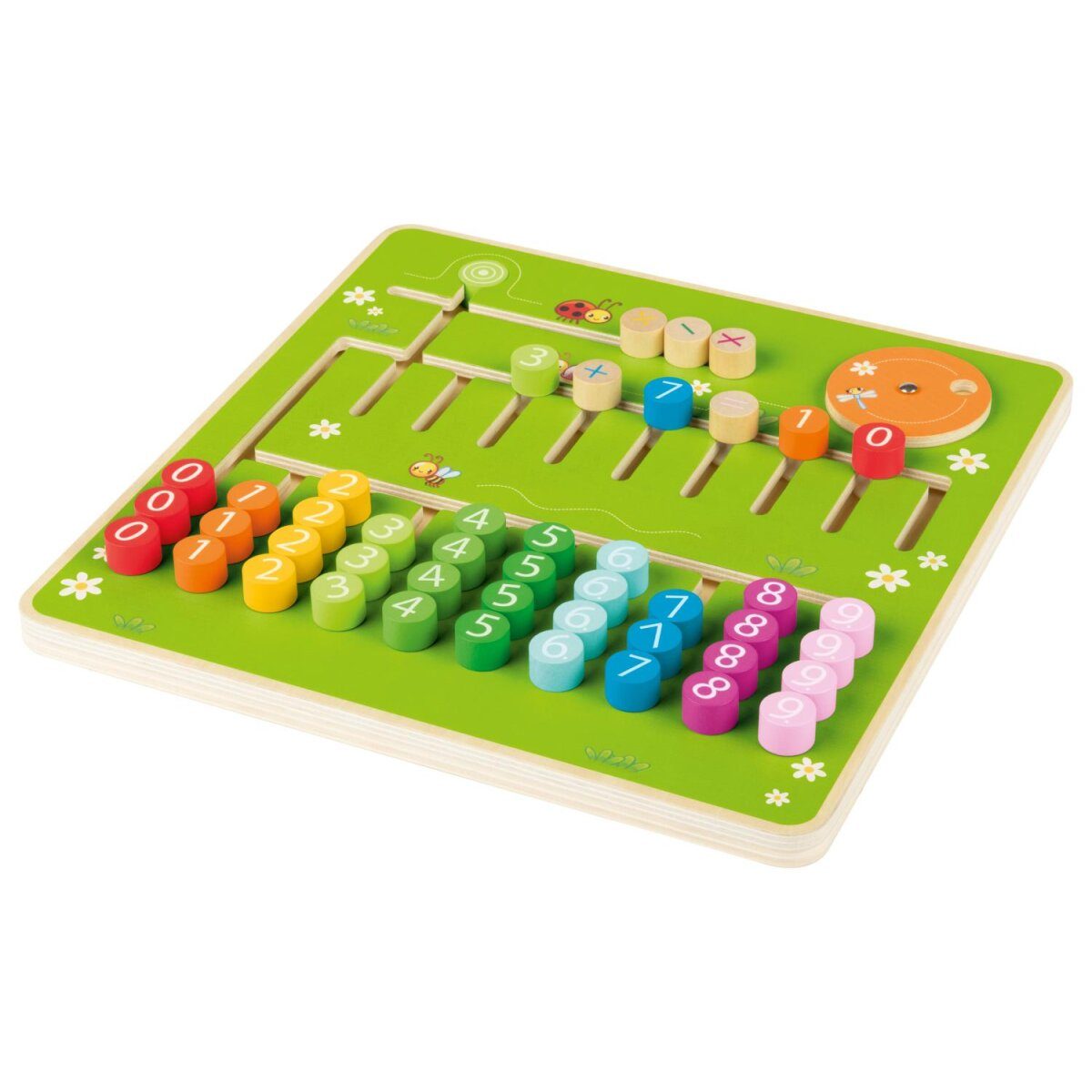 bâtons de comptage en bois lupilu® / labyrinthe magnétique / boulier / jouet arithmétique / jeu de logique