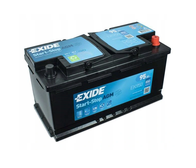 EXIDE PREMIUM AGM EK950 12V 95Ah 850A – Artikelnr. HT-47170