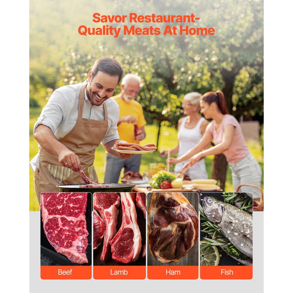 Trockenalterungskühlschrank 45 kg für Steaks, Fleischalterungskühlschrank mit präziser Temperatur- und Feuchtigkeitskontrolle, Rindfleischalterungsmaschine für Haushaltsküche, Restaurant, Hotel