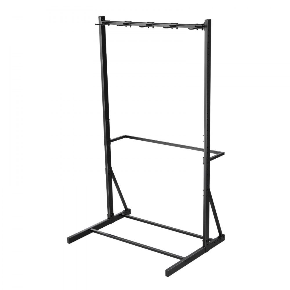 Porte-vélos pour 5 vélos, support de vélo avec 5 crochets robustes, acier au carbone, capacité de charge de 300 lb, support de sol vertical pour garage, salon, hangar intérieur