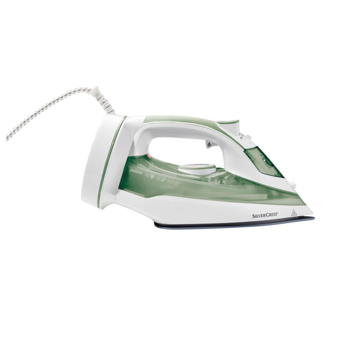 SILVERCREST® cordless steam iron »SDBK 2400 E1«, including water refill cup (green) good