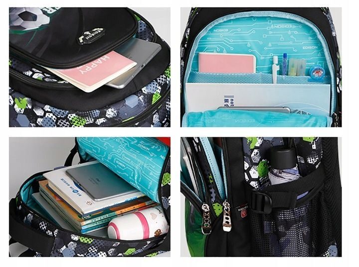 Schulranzen Rucksack Rucksack Schulranzen Fußball Set 4