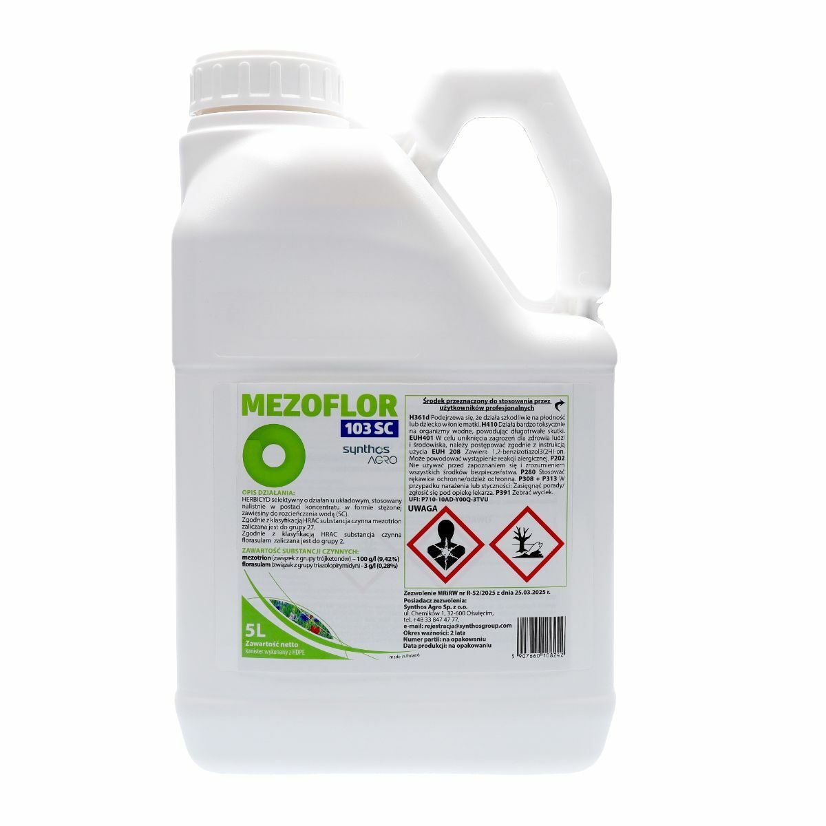 Mezoflor 103 SC (Florasulam, Mesotrione) Synthos – herbicyd