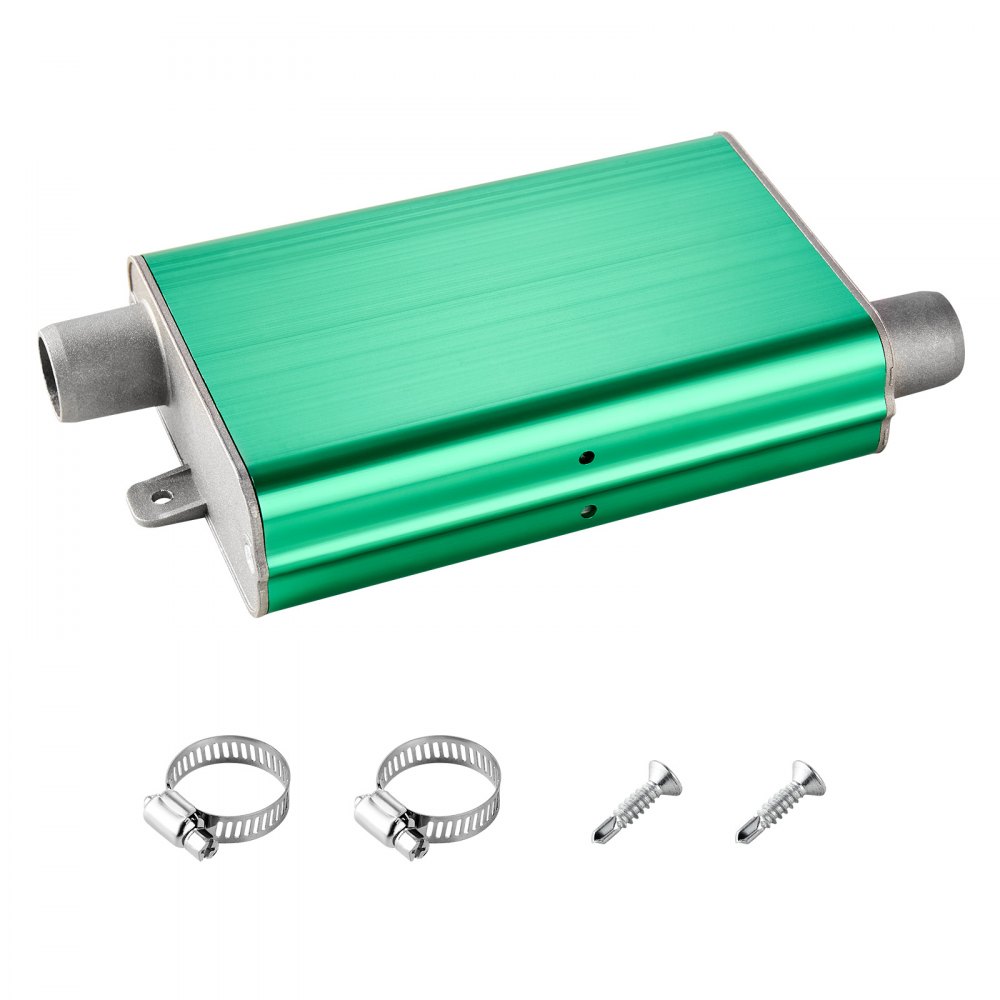 Zestaw tłumików nagrzewnicy wysokoprężnej z 2 zaciskami i śrubami Nagrzewnica pomocnicza ze stopu aluminium Reduktor hałasu dla nagrzewnicy dodatkowej 2KW/5KW/8KW Zestaw tłumików nagrzewnicy wysokoprężnej z 2 zaciskami i śrubami Nagrzewnica pomocnicza ze stopu aluminium Reduktor hałasu dla nagrzewnicy dodatkowej 2KW/5KW/8KW