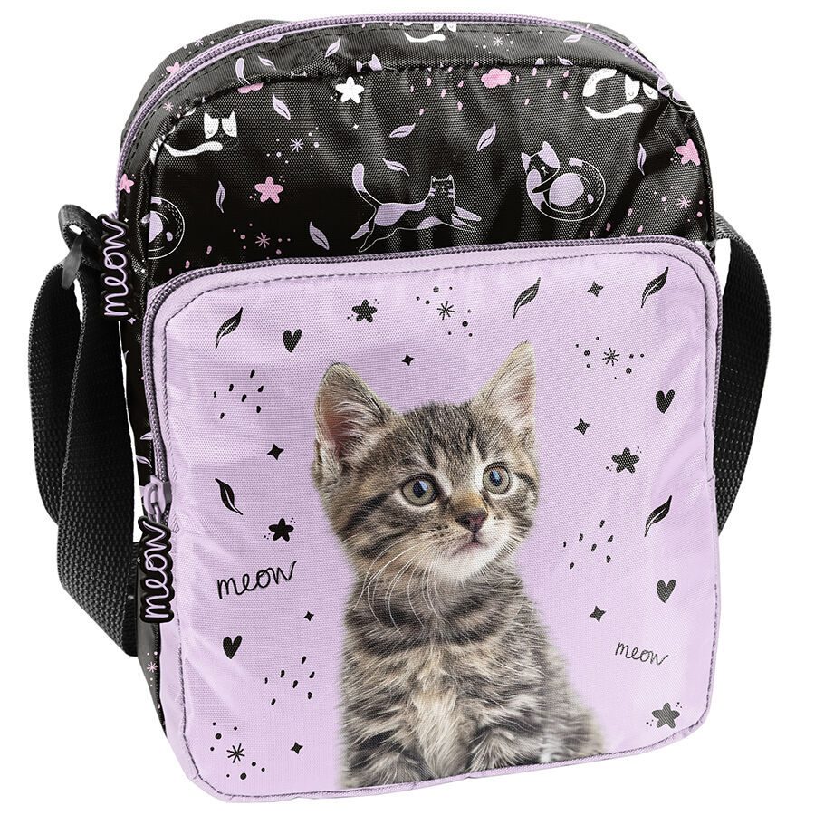 Sac bandoulière chat rayé « Kotek ».