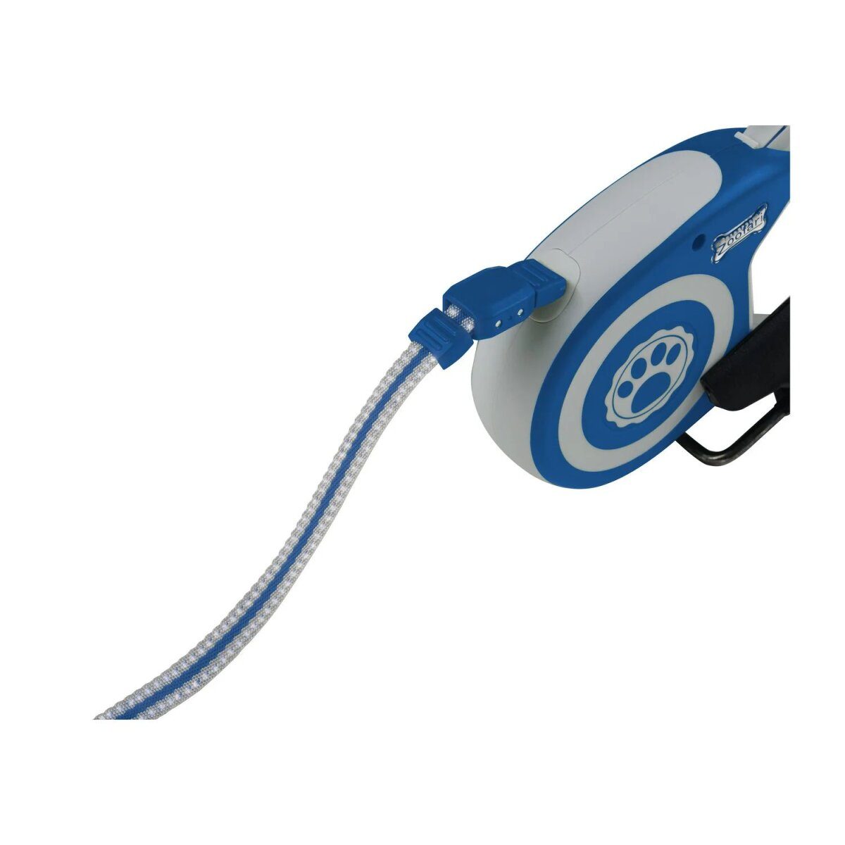 Rallonge ZOOFARI®, 5 m, avec mécanisme de rétraction (grand gris clair, bleu)