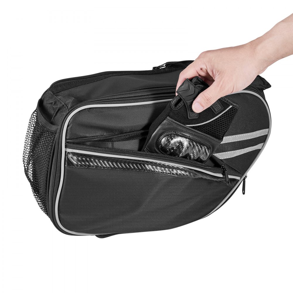 Motorrad-Satteltasche, 15 l x 2, großes Fassungsvermögen, Seitensatteltasche mit wasserdichtem Regenschutz und Riemen, kompatibel mit den meisten Motorrädern, Gepäckaufbewahrungstasche, Motorradgepäck Motorrad-Satteltasche, 15 l x 2, großes Fassungsvermögen, Seitensatteltasche mit wasserdichtem Regenschutz und Riemen, kompatibel mit den meisten Motorrädern, Gepäckaufbewahrungstasche, Motorradgepäck