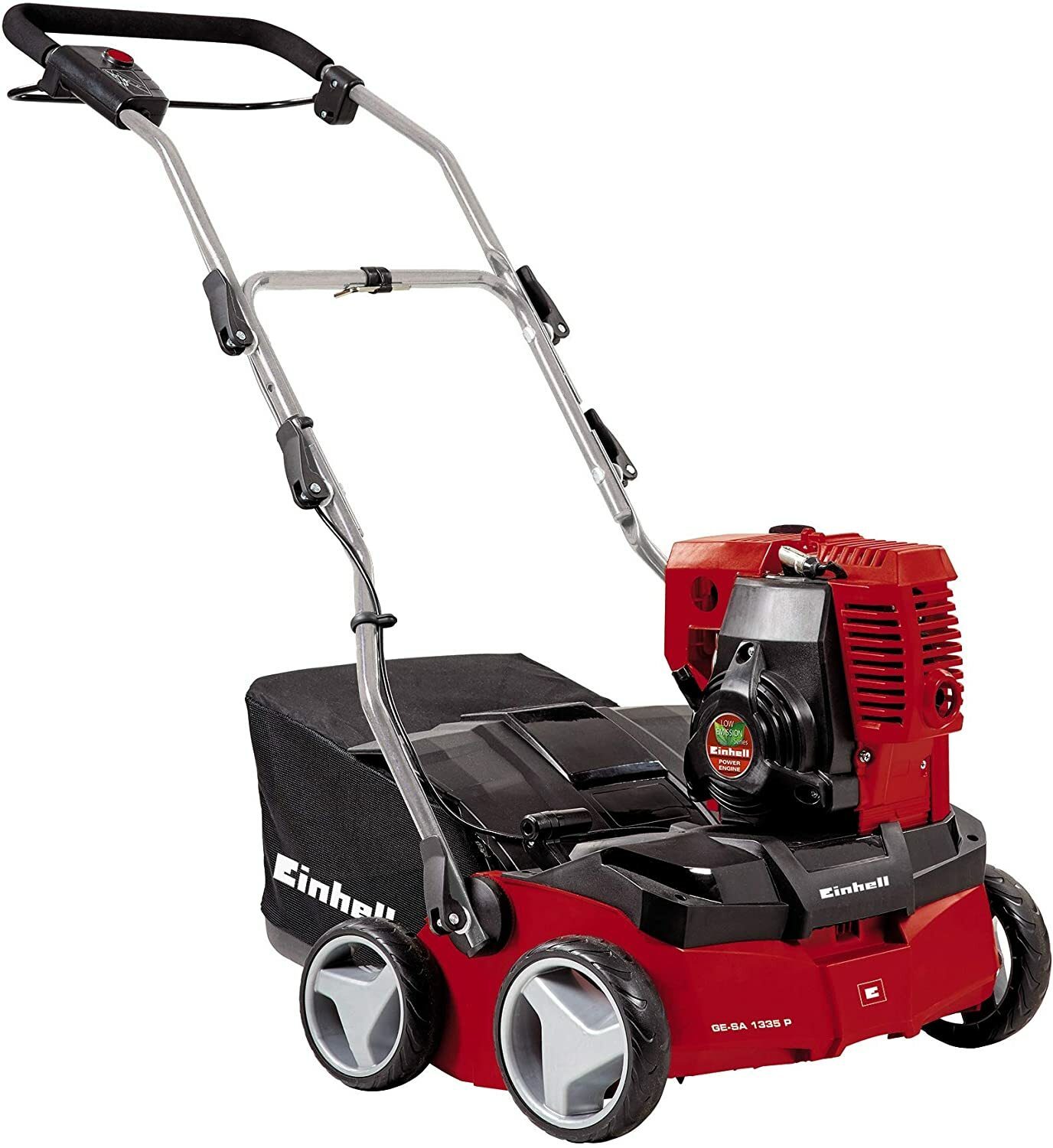 *ANGEBOT* Einhell Benzin-Vertikutierergebläse GE-SA 1335 P (1300 W, 35 cm Arbeitsbreite, bis 9 mm Arbeitstiefe, 28 l Fangsack, empfohlen bis 1000 m²)